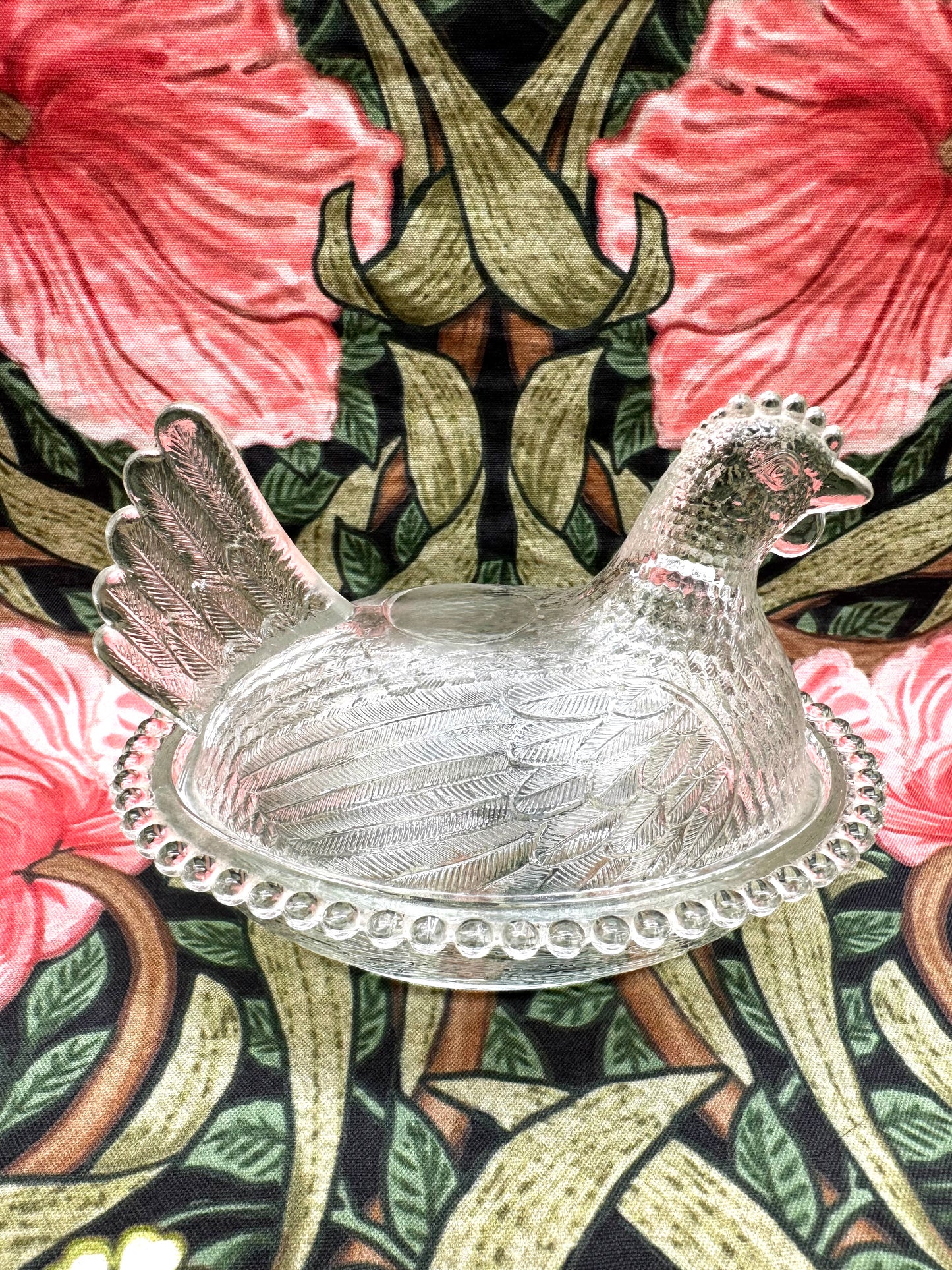 Hen on Nest Candy Dish, Indiana Glass Co.