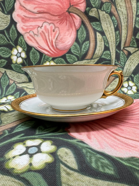 Charles R. Lynde of Boston Porcelain Cup and Saucer