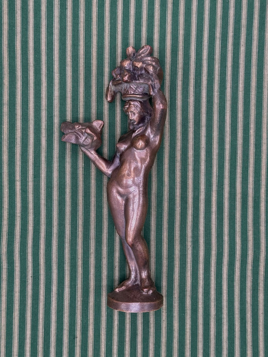 Solid Bronze Female Figure