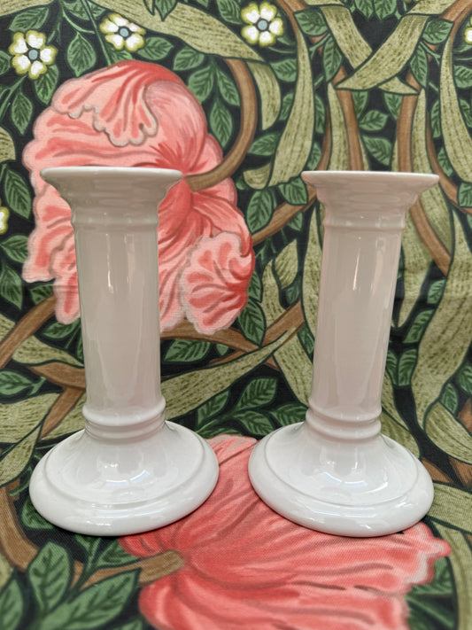 Doulton Porcelain Candlesticks