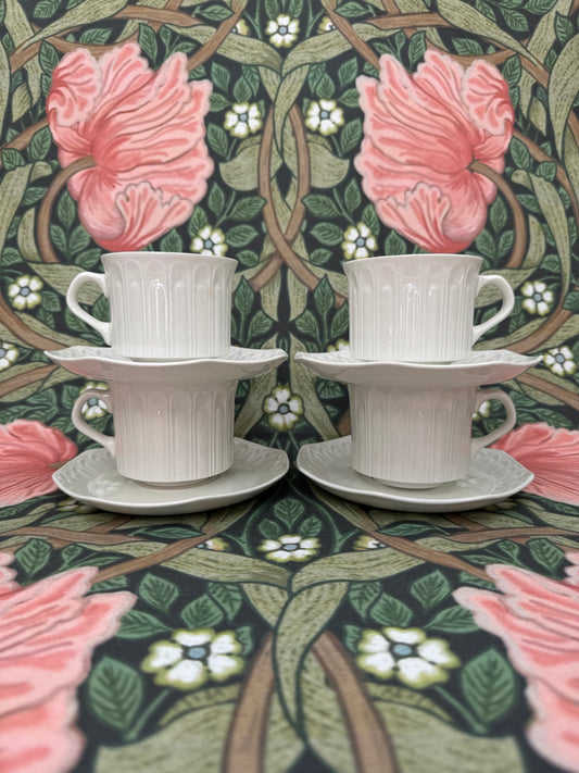 Pontesa Alfar Etrusco Acanthus Cup and Saucer Set (4)