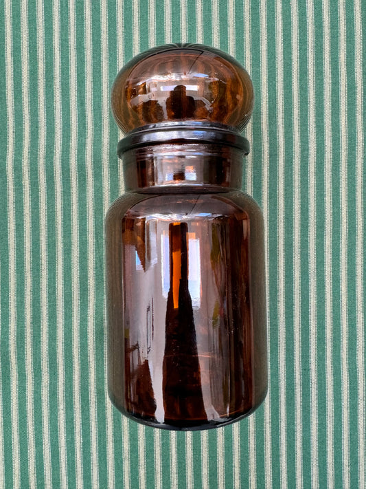 Belgian Bubble Glass Apothecary Bottle